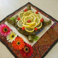 دلمه برگ مو لبنانی