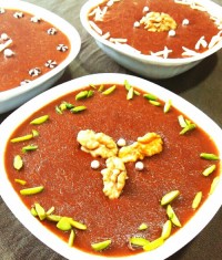 محلبی با شیره انگور