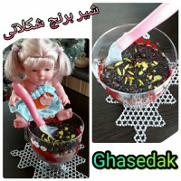 شیر برنج شکلاتی