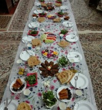 سفره افطار خونه مامانم?