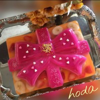 ژله پاپیونی مغز میوه ای