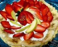 تارت میوه با کِرِم پنیری