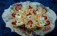 تارت میوه با کِرِم پنیری