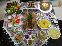 یه میز افطاری