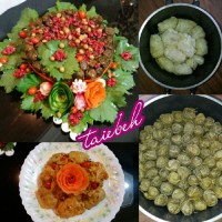 دلمه ی برگ مو وکلم