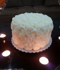 کیک اولین سالگرد ازدواجمون❤