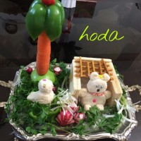 سینی سبزیجات تزیینی