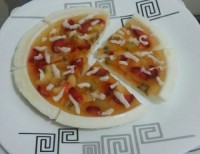 ژله به شکل پیتزا