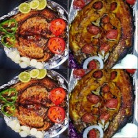 ماهی گریل شده