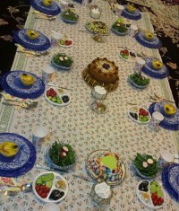 سفره افطار واسه مهمونام.