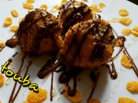 بستنی سرخ شده