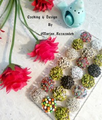 شیرینی نشاسته ذرت با روکش شکلاتی