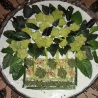 تزیین ماست خیار