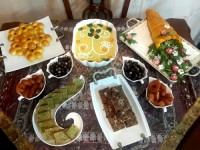 میز افطارم برا مهمانی