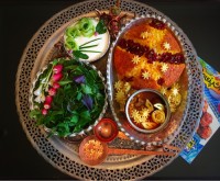 خورش قیمه،ته دیگ ته چین