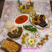 میز افطاری.