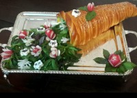 نان و پنیر و سبزی