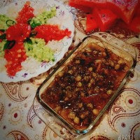 خورش نخود سبز با شوید