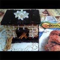 کیک شکلاتی کرم دومنته