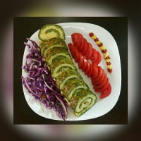 رولت کوکو سبزی