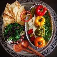 دلمه فلفل دلمه ای