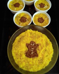 اولین شله زرد من و مامانم?