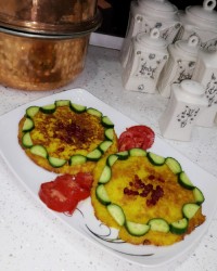 پن کیک سیب زمینی