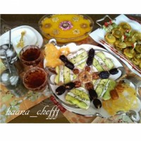 سفره افطار دونفره