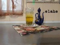 شربت تخم شربتی زعفرانی