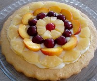 تارت میوه با کِرِم پنیری