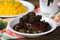 خورش بروکلی و. گوجه سبز