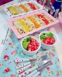 گراتن پاستا گوشت با قارچ