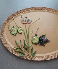 تزئین بشقاب