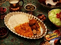 چلو ماهیچه..ته دیگ زعفرانی