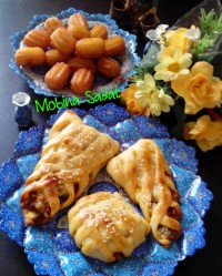 پیراشکی گوشت وقارچ وبامیه