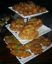 بامیه،خاگینه گل مینا وگیس باف،