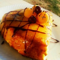 کیک زرد آلو