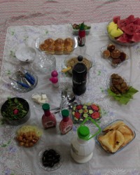 سفره افطار خونه مامانم