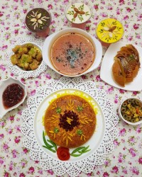 اینم افطار امشبمون