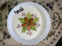 فرنی با آرد برنج