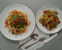 پاستا با سس پستو گردو