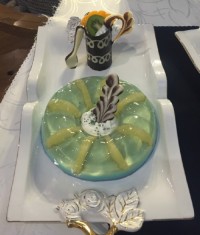 ژله پودینگ میوه ای