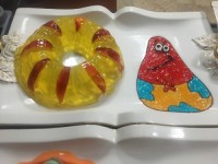 تزئین ژله میوه ای