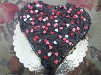 کیک اسفنجی با رویه گاناش