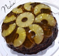 کیک یخچالی ژله وآناناس