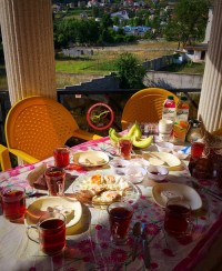 صبحانه در طبیعت زیبای کلاردشت