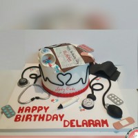 کیک پزشکی با جزییات کاملا خوراکی حتی نسخه??