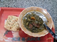 خورش آلواسفناج بادستورپاپیون