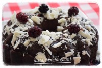 کیک بستنی توت فرنگی