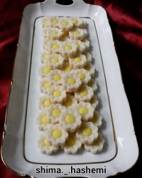 شیرینی شکوفه نارگیلی